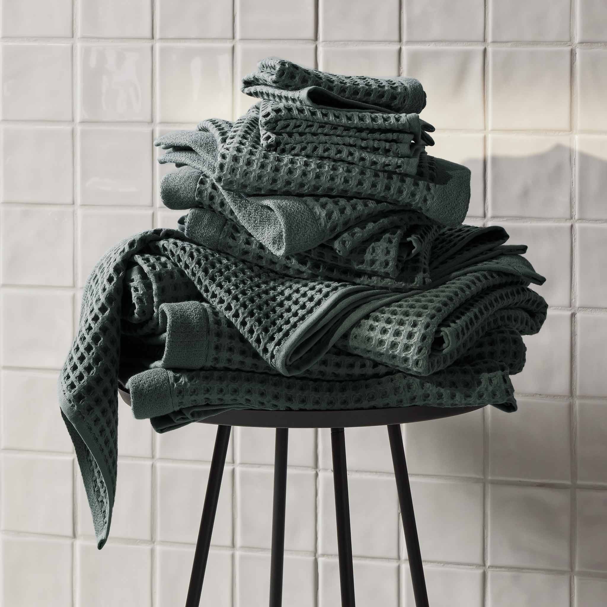 Dreamweave Waffle Bath Towels Set of 2 C6