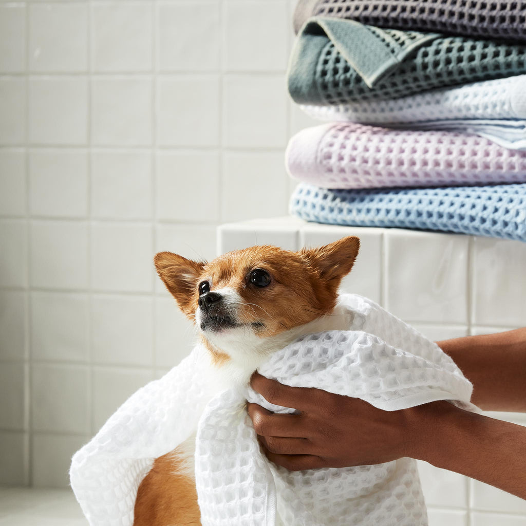 Dreamweave Waffle Bath Towels Set of 2 C6