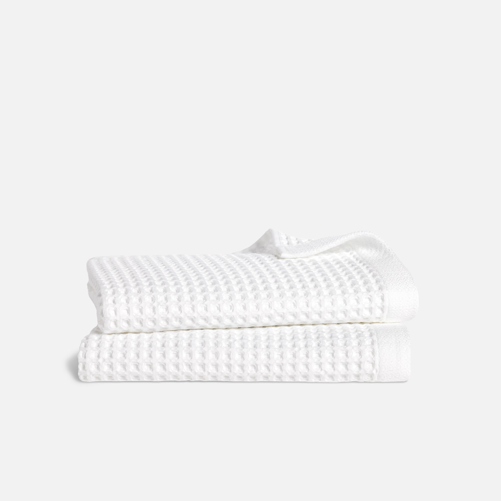 Dreamweave Waffle Bath Towels Set of 2 C6