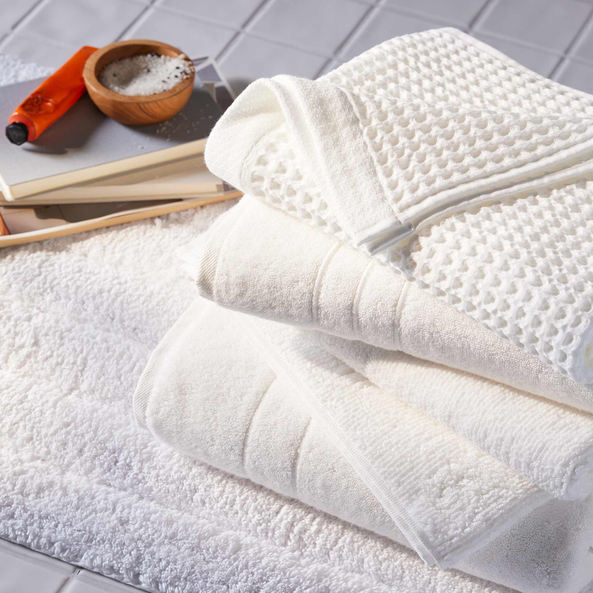 Dreamweave Waffle Bath Towels Set of 2 C6
