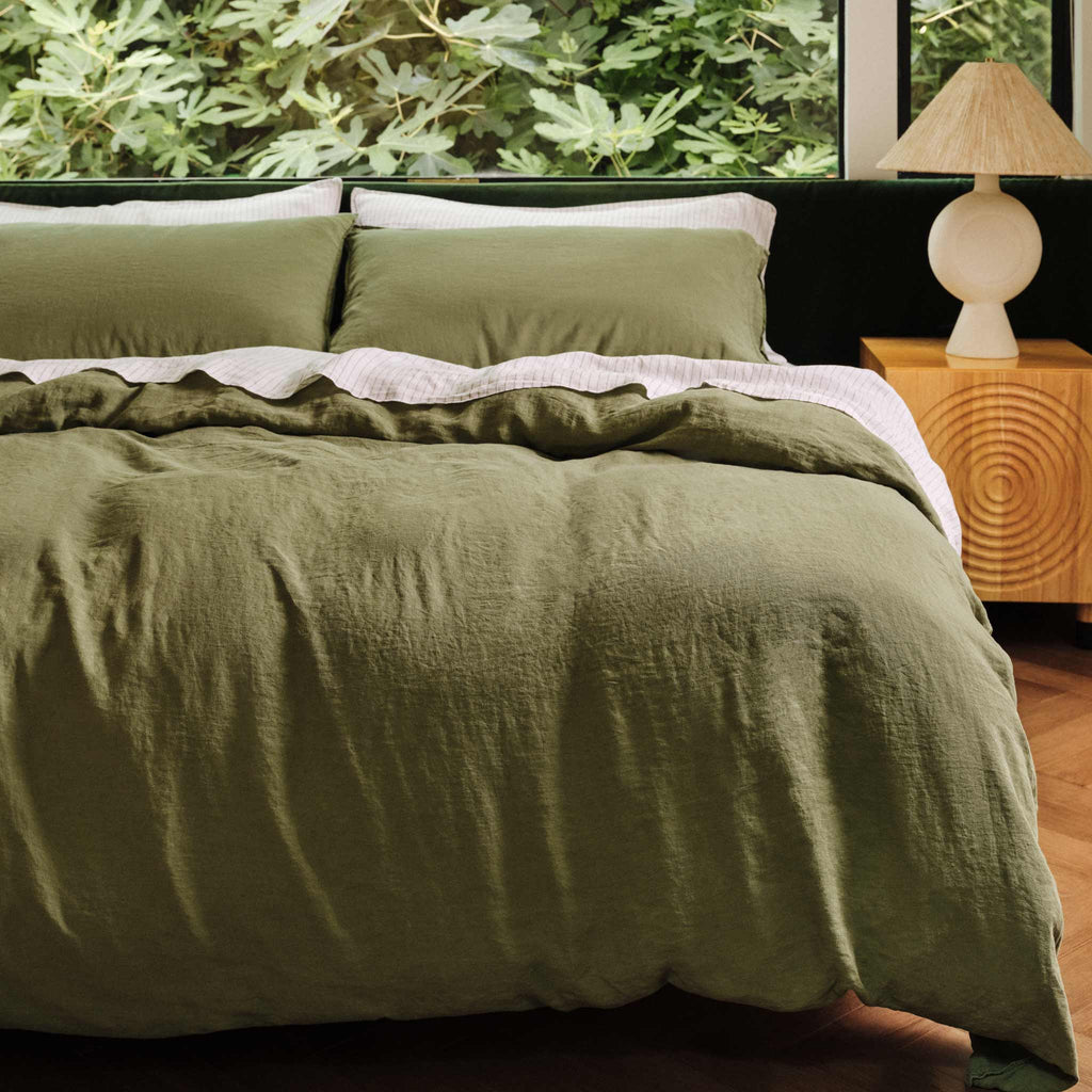 Washed European Linen Duvet Set L4