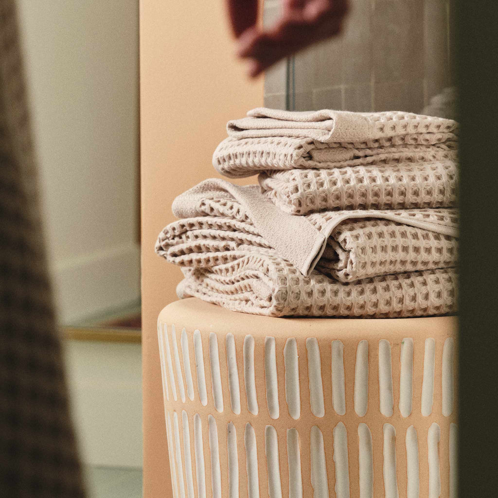 Dreamweave Waffle Bath Towels Set of 2 C6