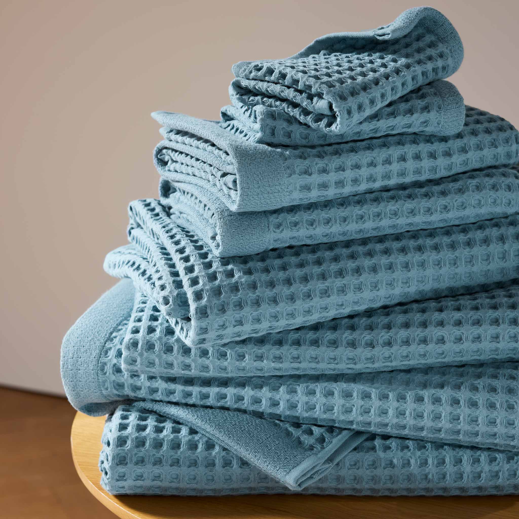 Dreamweave Waffle Bath Towels Set of 2 C6