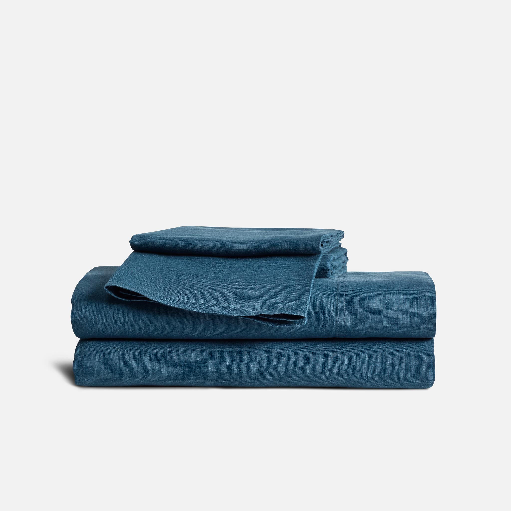 Washed European Linen Core Sheet Set L5