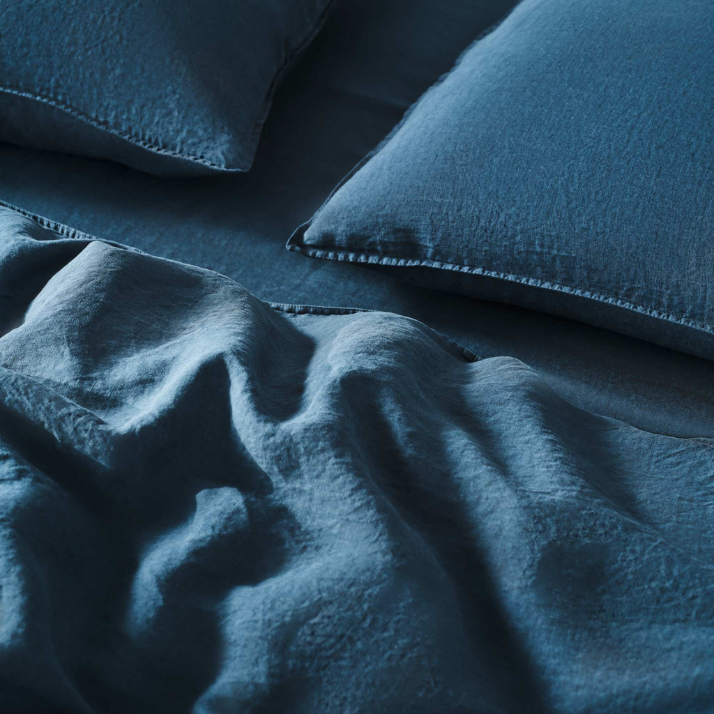 Washed European Linen Core Sheet Set L5