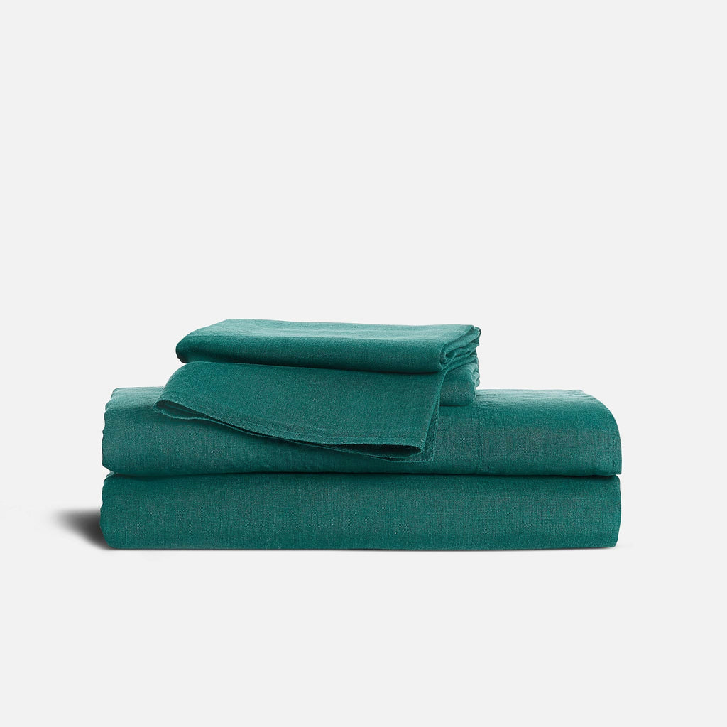 Washed European Linen Core Sheet Set L5