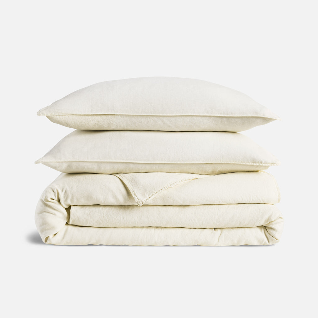 Washed European Linen Duvet Set L4