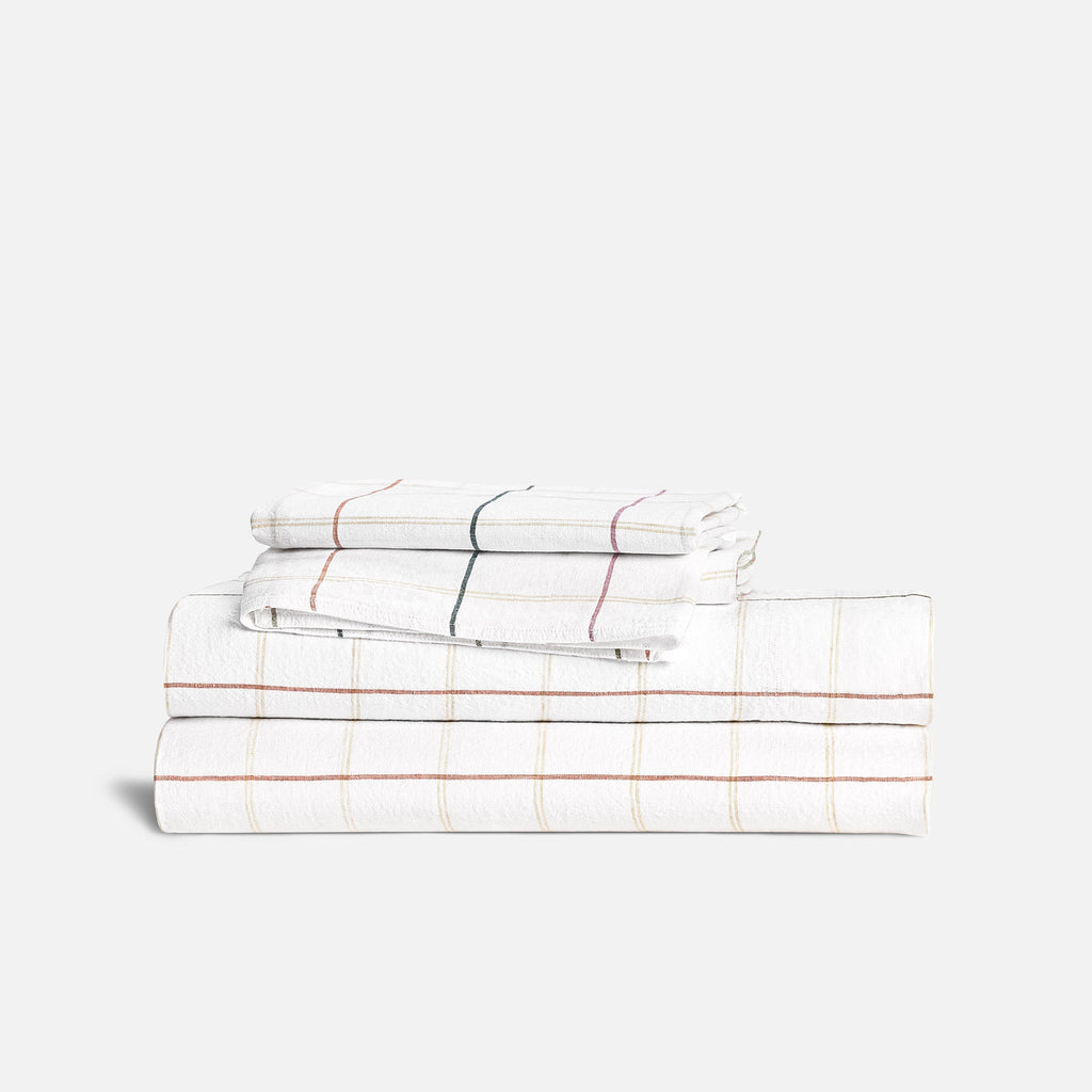 Washed European Linen Core Sheet Set L5