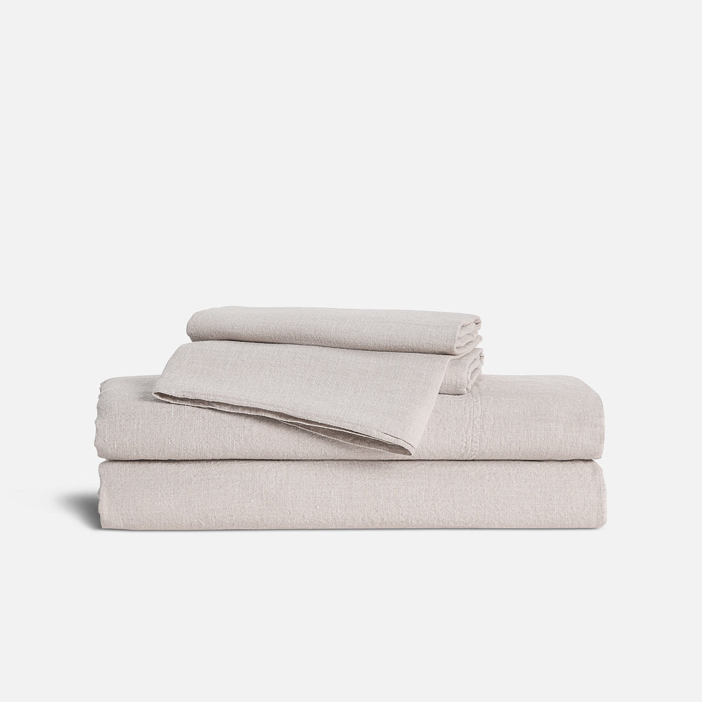 Washed European Linen Core Sheet Set L5