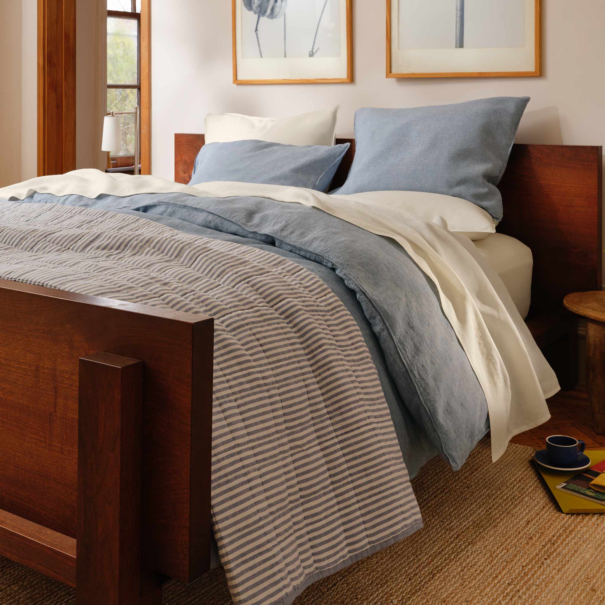Washed European Linen Duvet Set L4