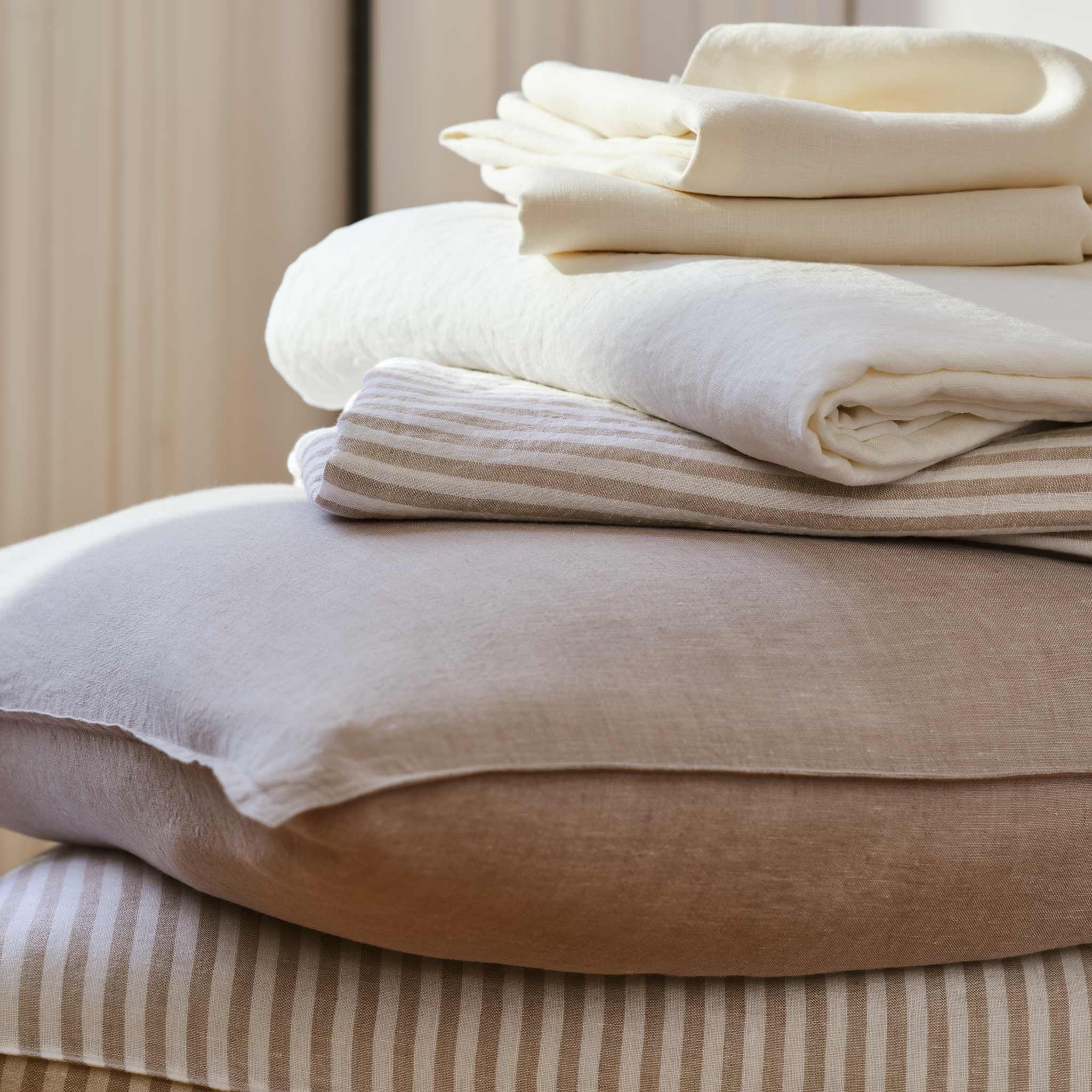 Washed European Linen Core Sheet Set L5