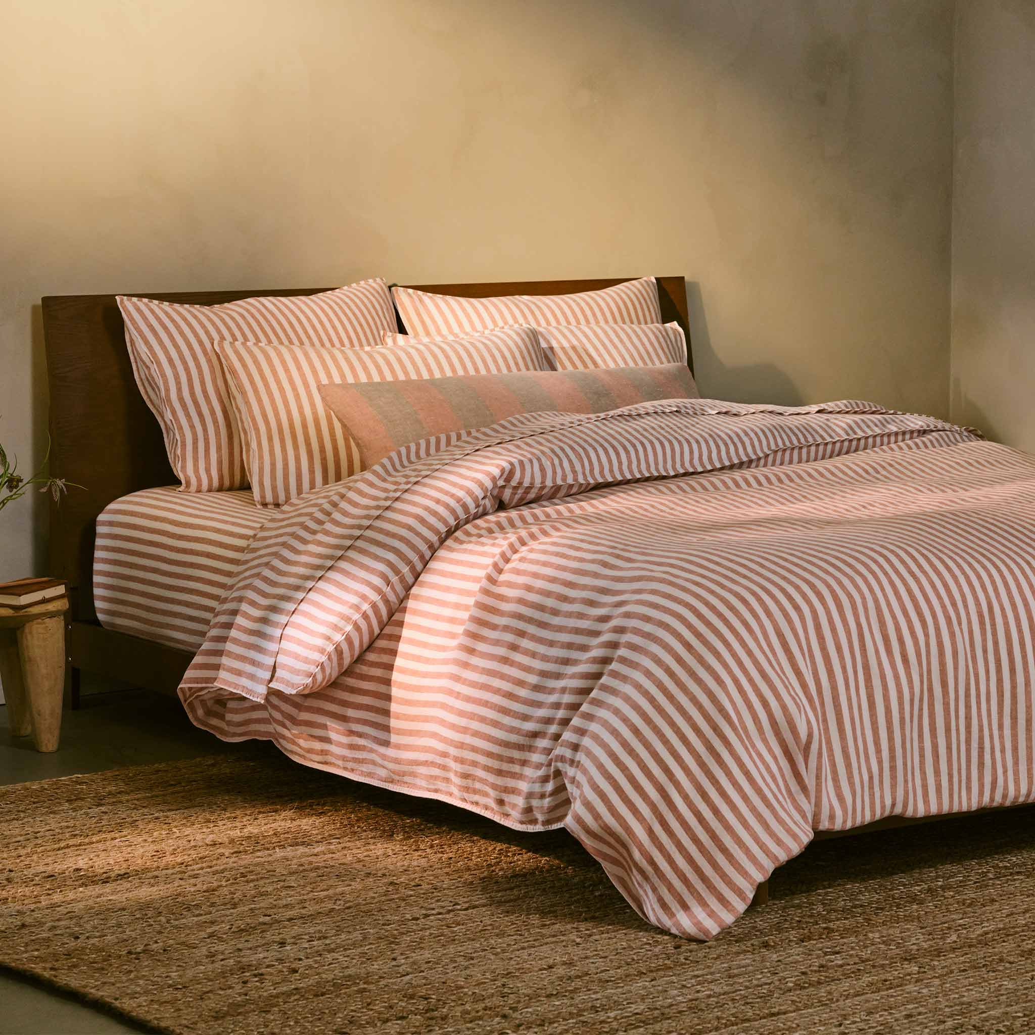 Washed European Linen Core Sheet Set L5