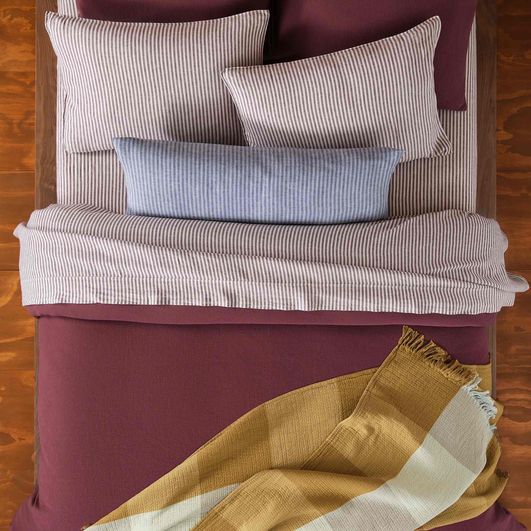 Washed European Linen Core Sheet Set L5