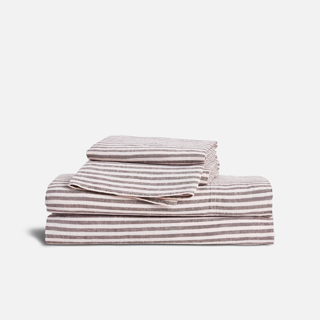 Washed European Linen Core Sheet Set L5