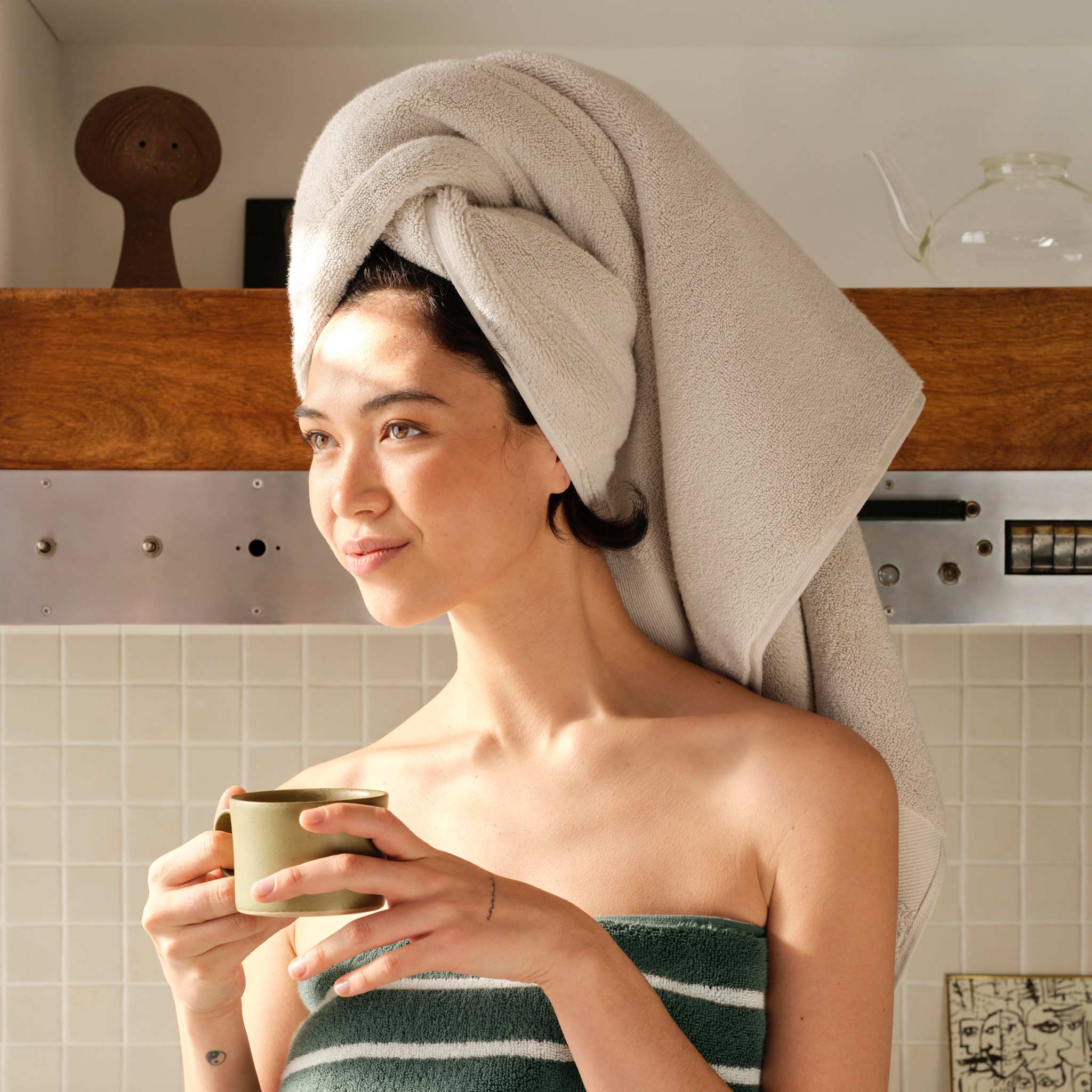 Super-Plush Set of 4 Bath Towel Bundle F8