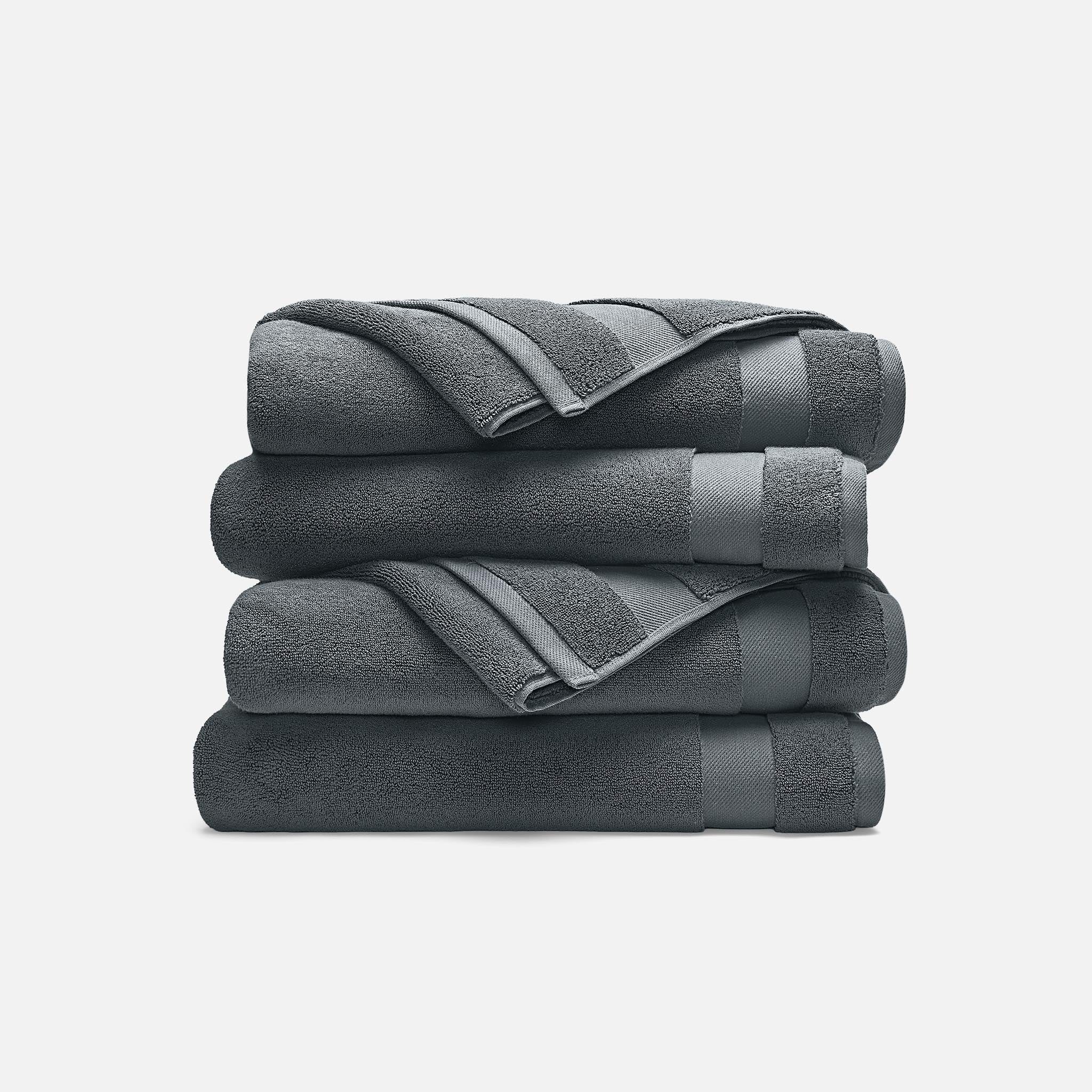 Super-Plush Set of 4 Bath Towel Bundle F8