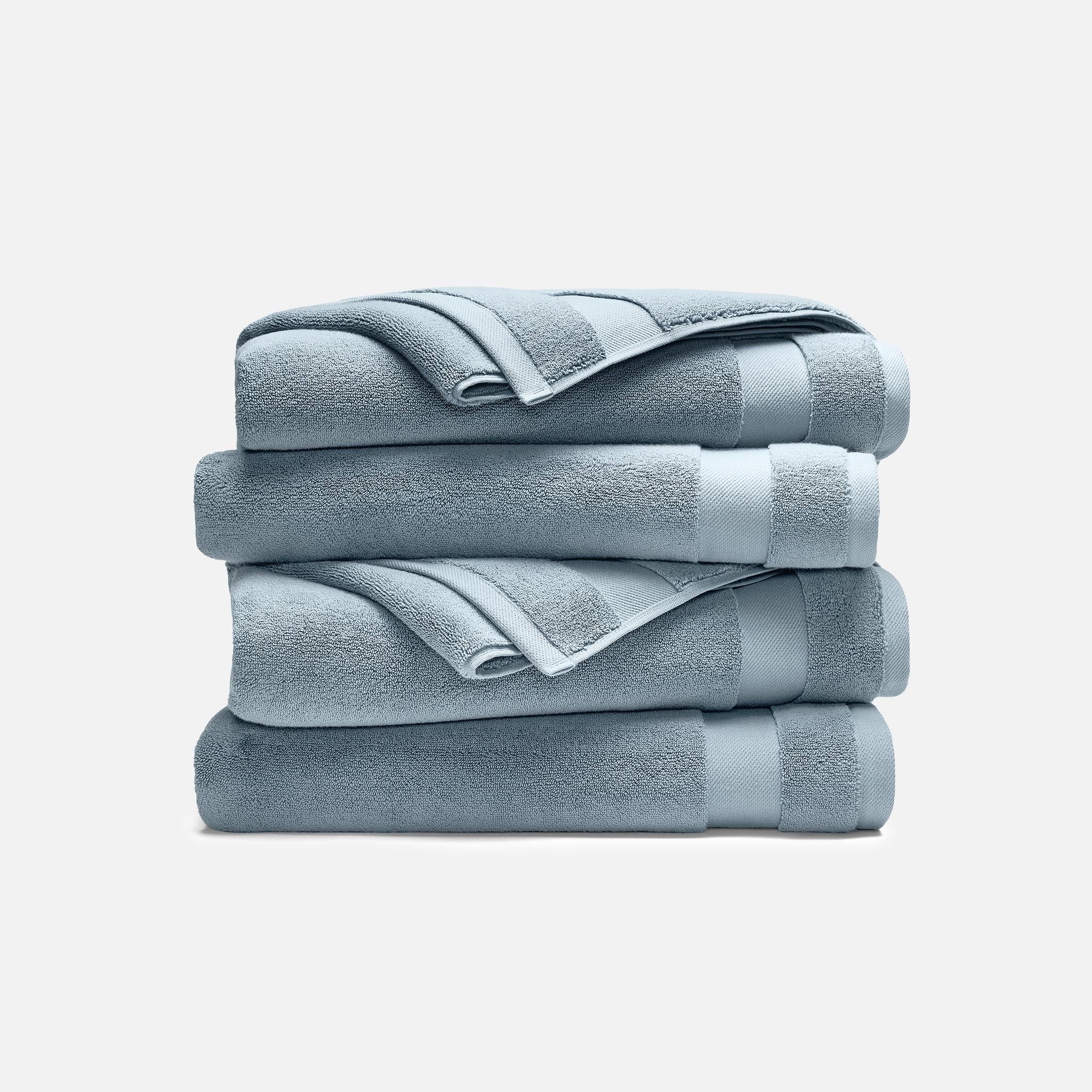 Super-Plush Set of 4 Bath Towel Bundle F8
