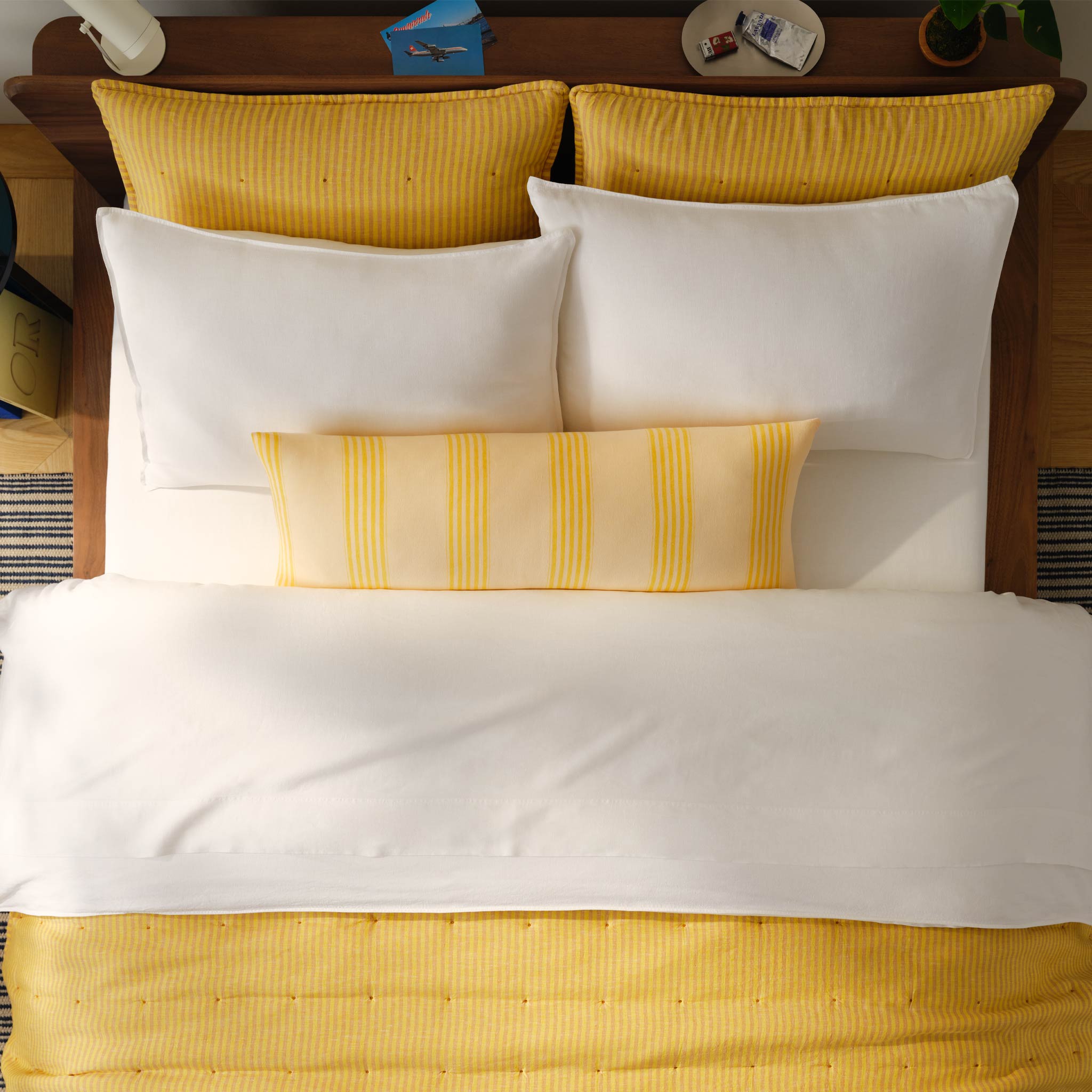 Washed European Linen Core Sheet Set L5
