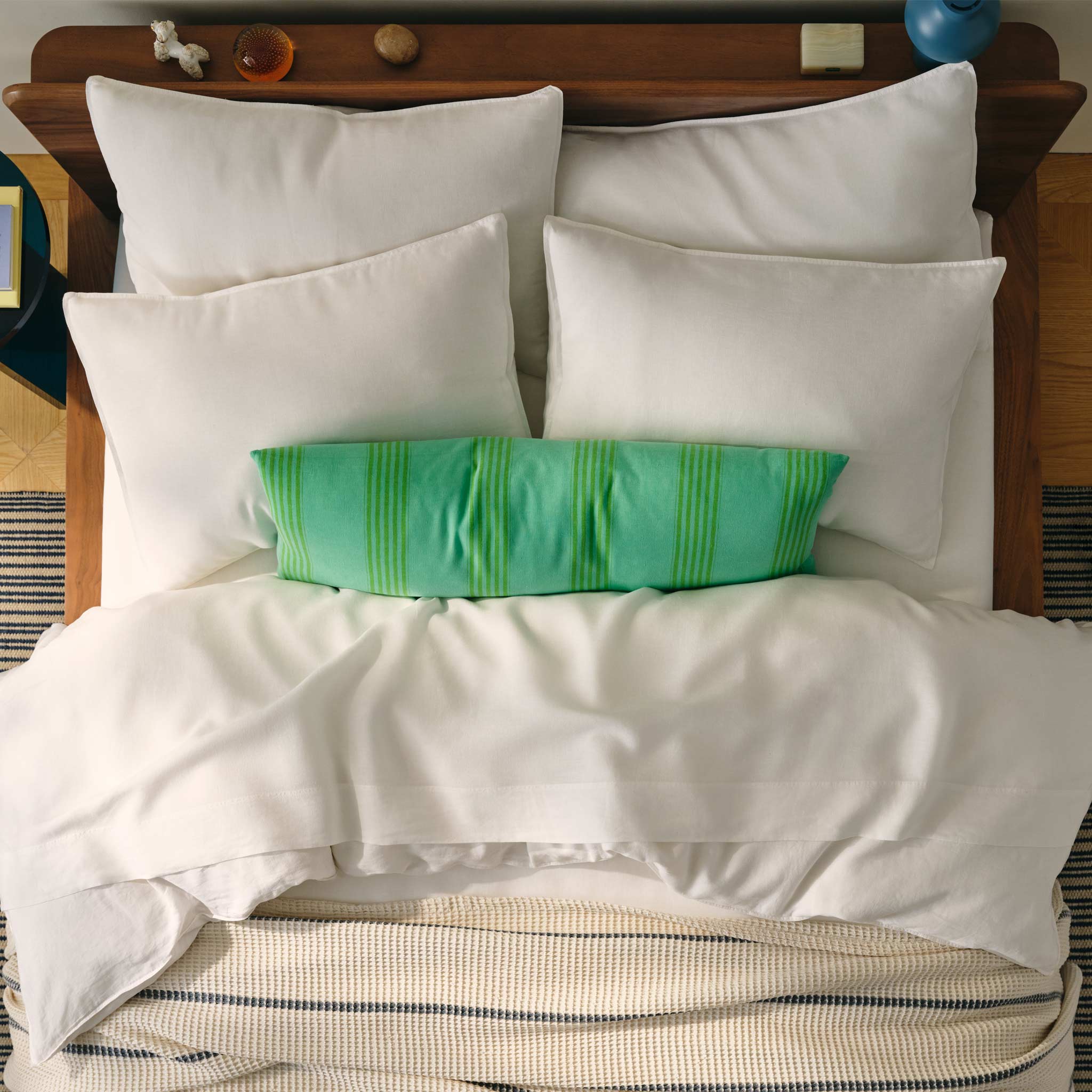 Washed European Linen Core Sheet Set L5