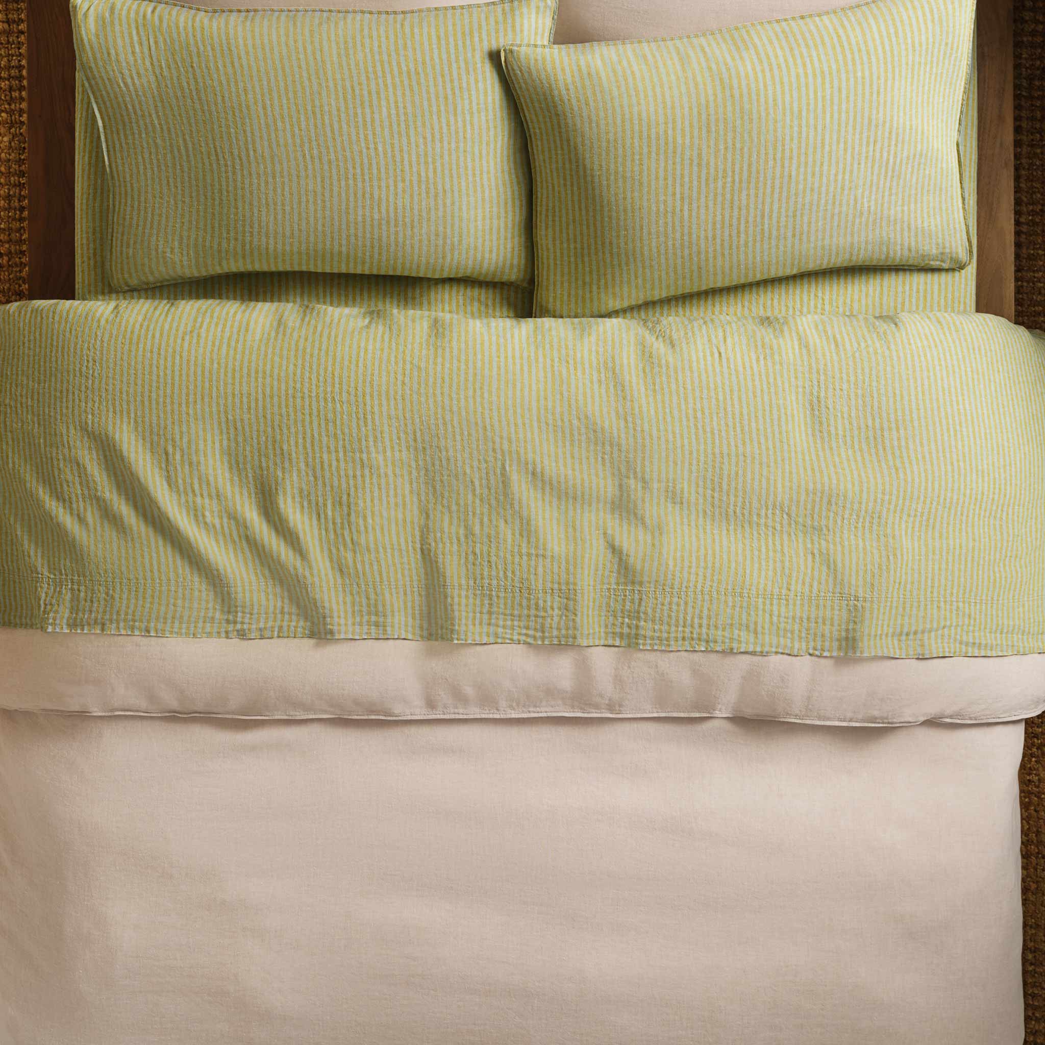 Washed European Linen Core Sheet Set L5