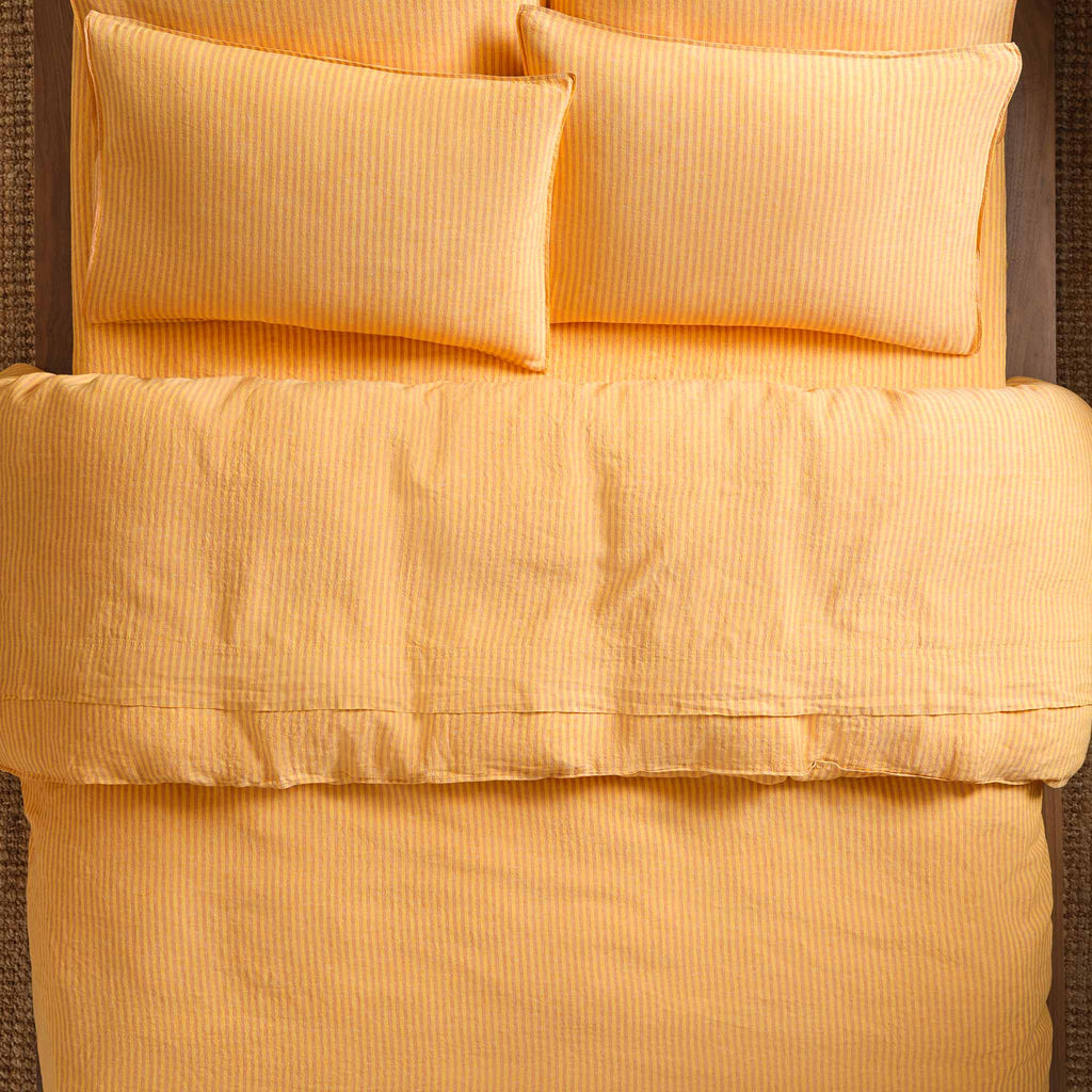 Washed European Linen Core Sheet Set L5