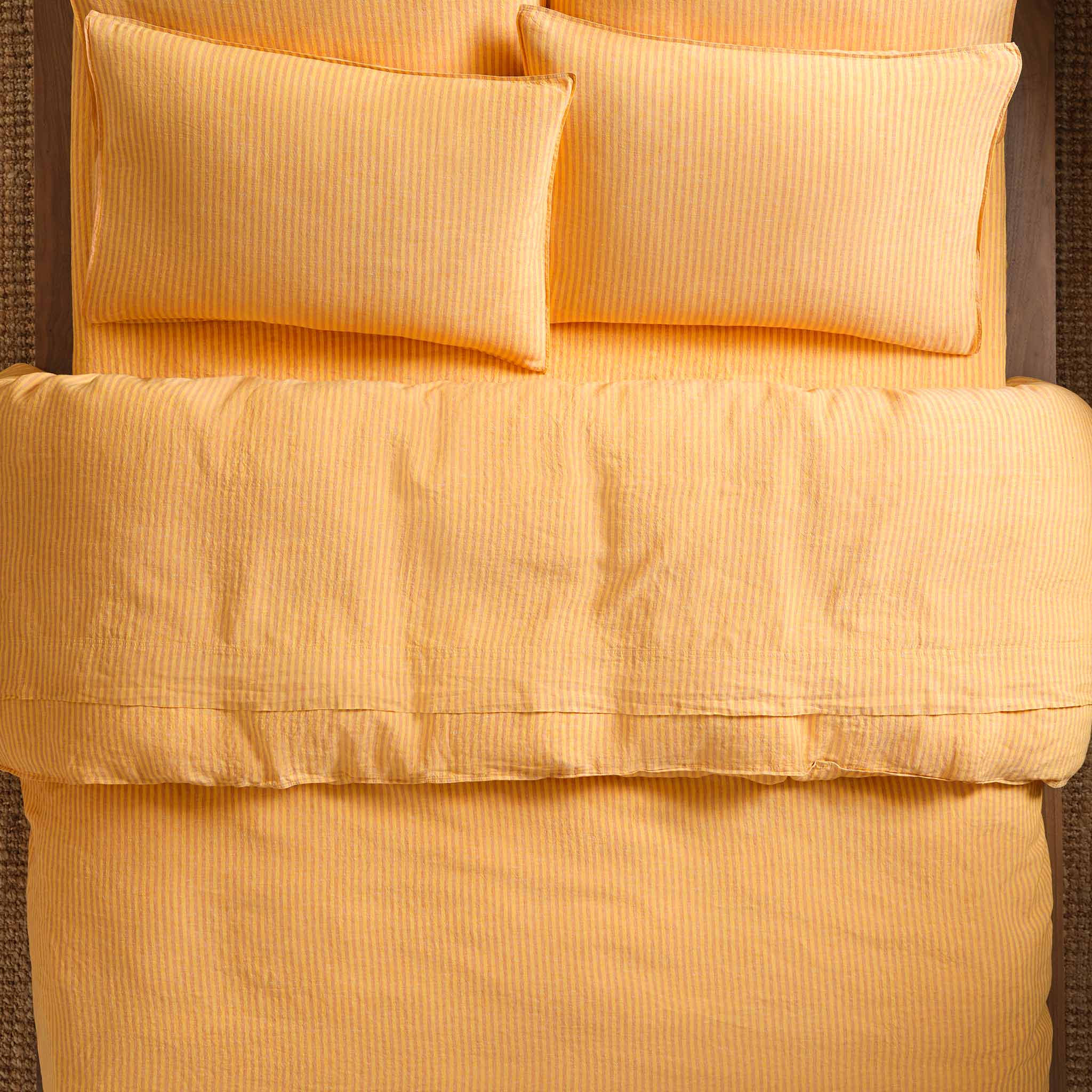 Washed European Linen Core Sheet Set L5