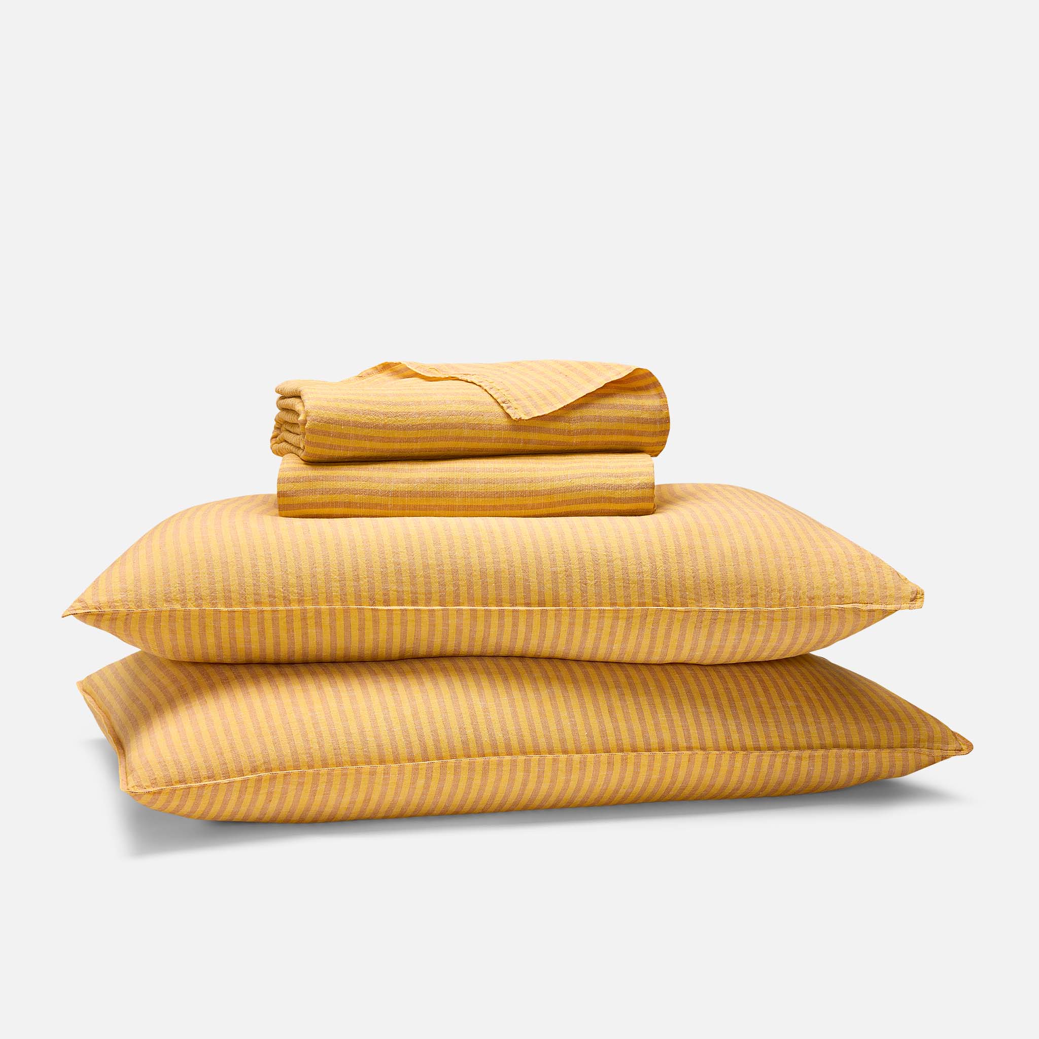 Washed European Linen Core Sheet Set L5