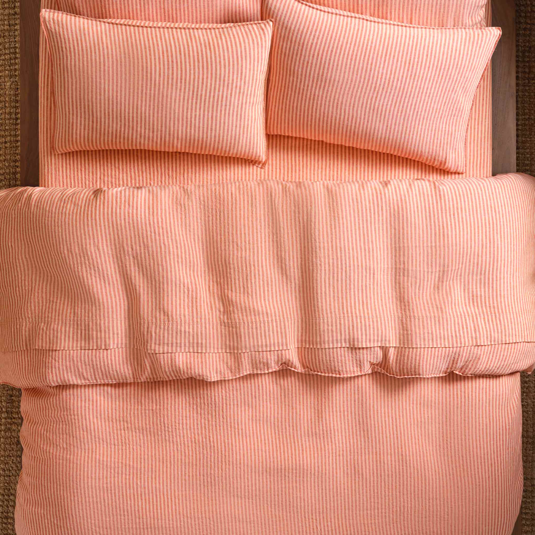 Washed European Linen Core Sheet Set L5