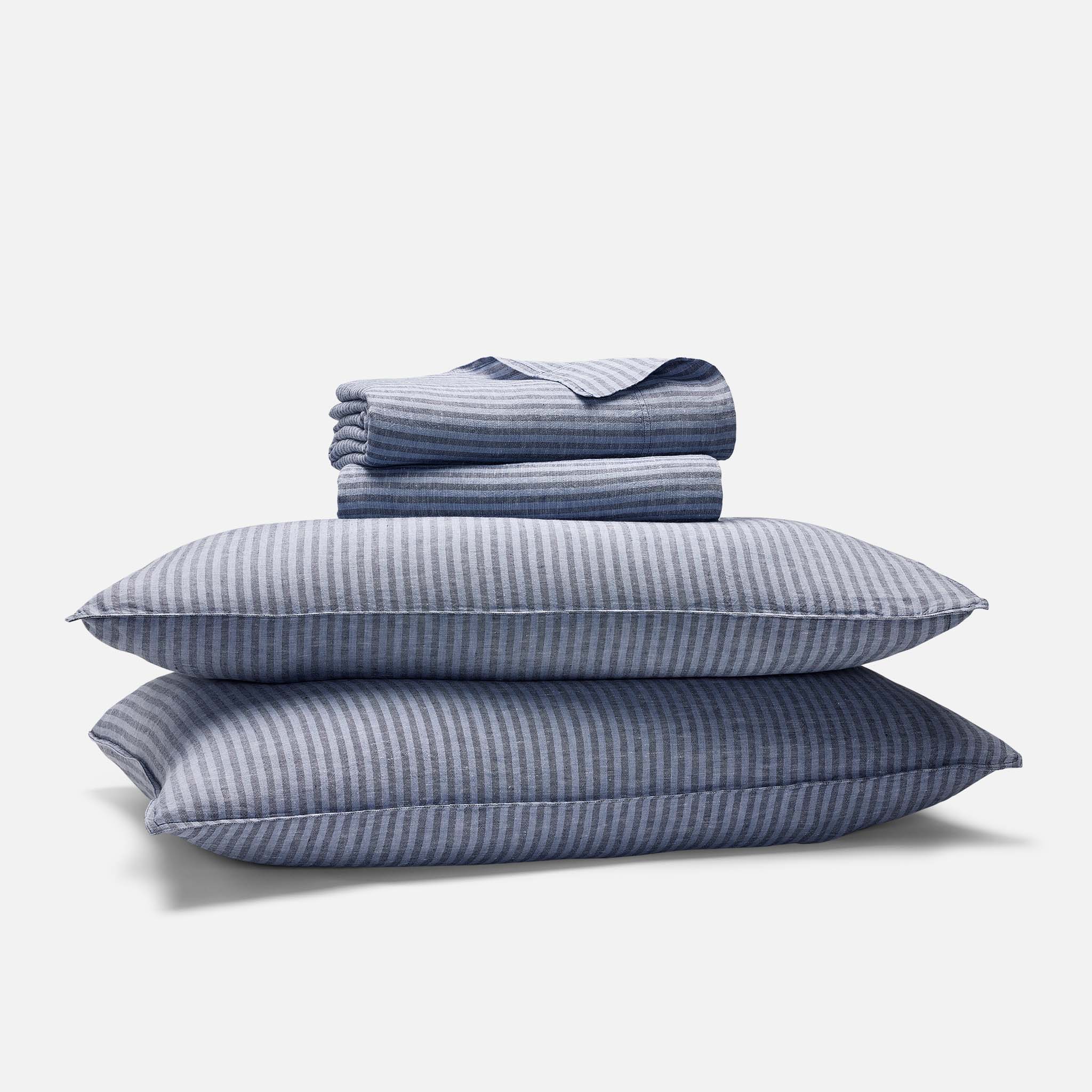 Washed European Linen Core Sheet Set L5