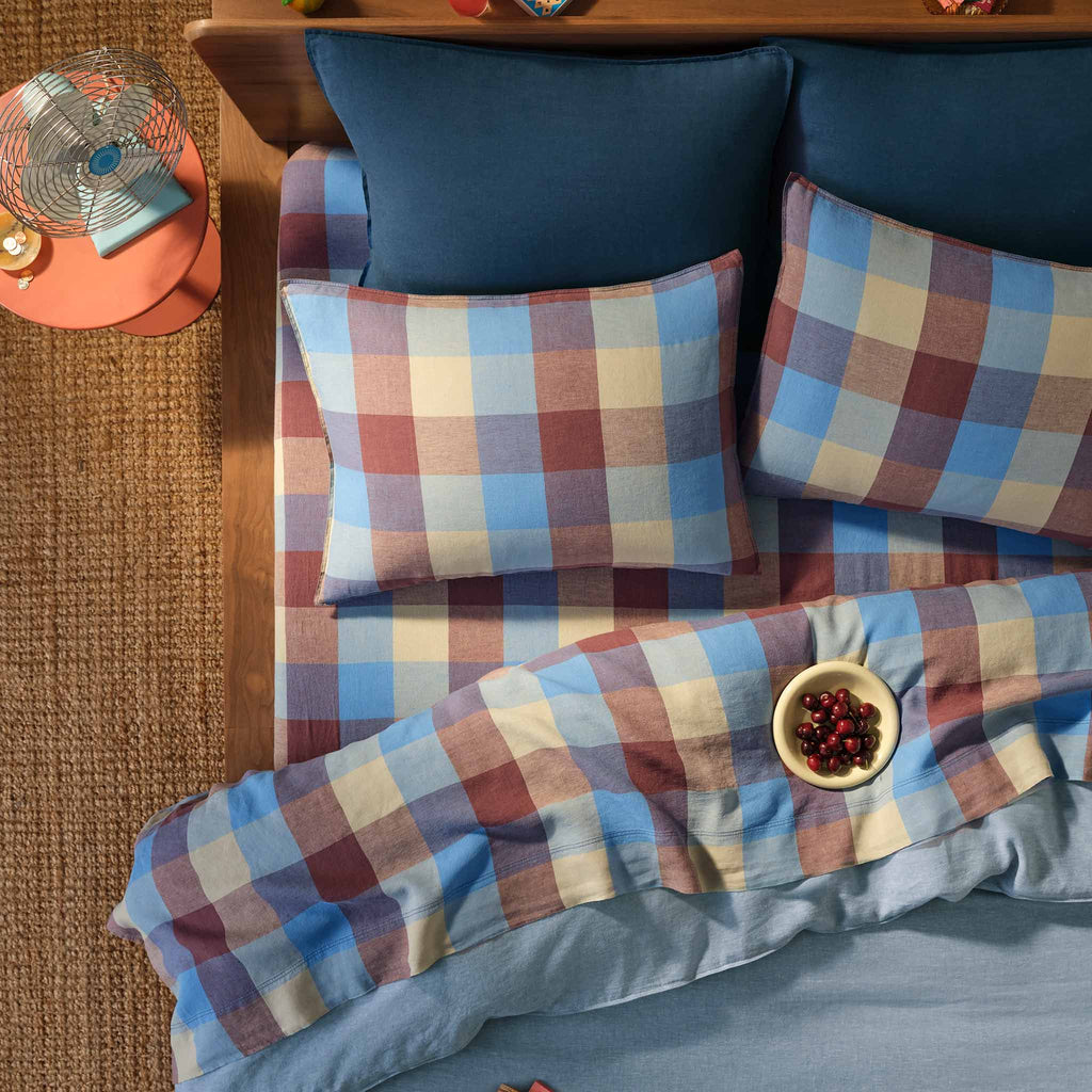 Washed European Linen Core Sheet Set L5